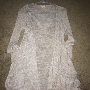 Long Cardigan with pockets and hood